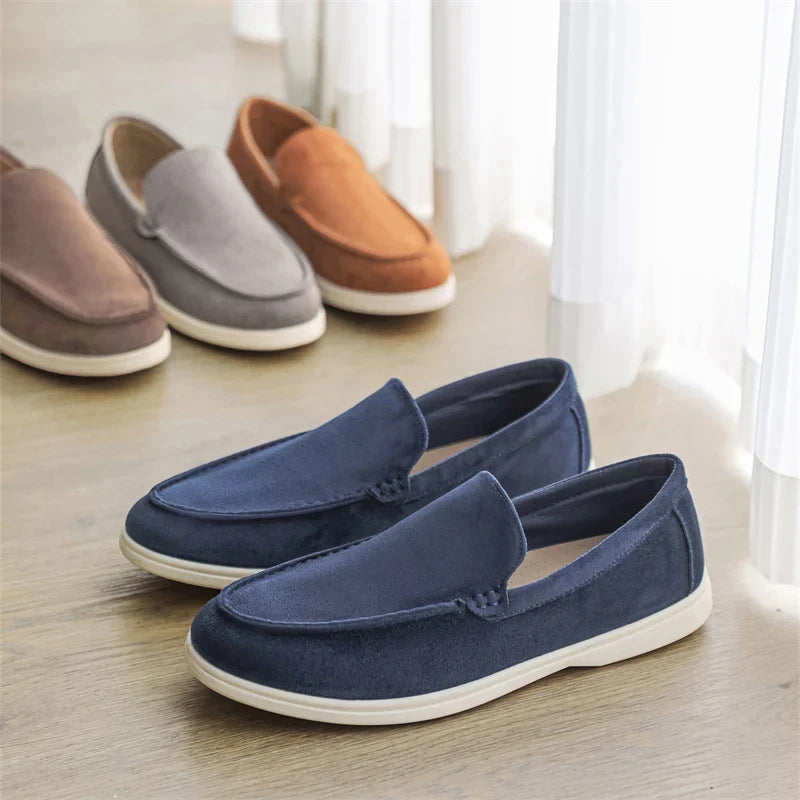 Vintém d'Ouro - Mocassins casuais de camurça