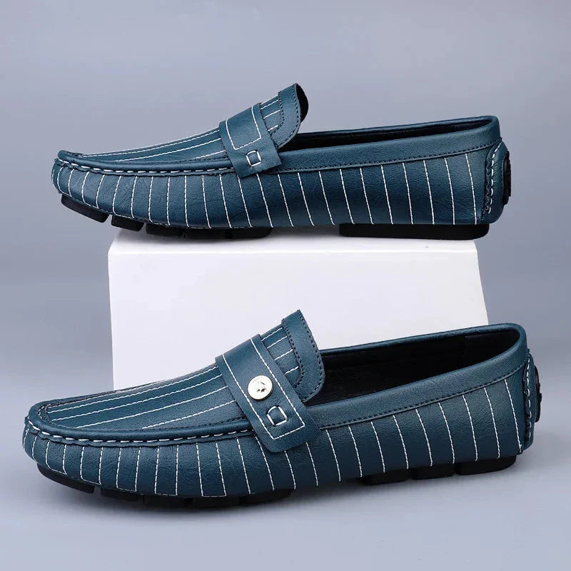 Vintém d'Ouro - Mocassins de couro elegantes