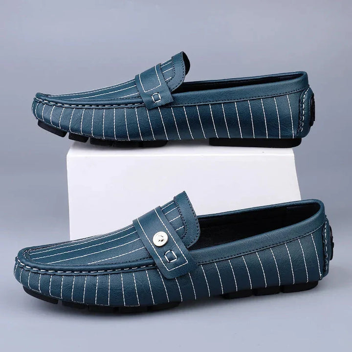 Vintém d'Ouro - Mocassins de couro elegantes