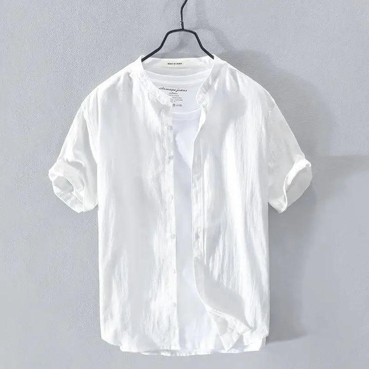 Vintém d'Ouro - Camisa de verão em algodão e linho
