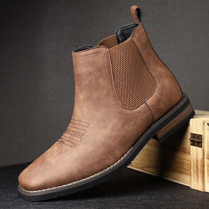 Vintém d'Ouro - Botas de couro elegantes para homem