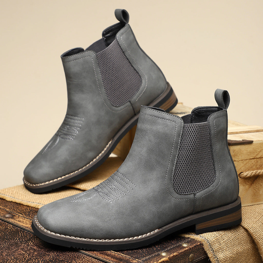 Vintém d'Ouro - Botas de couro elegantes para homem