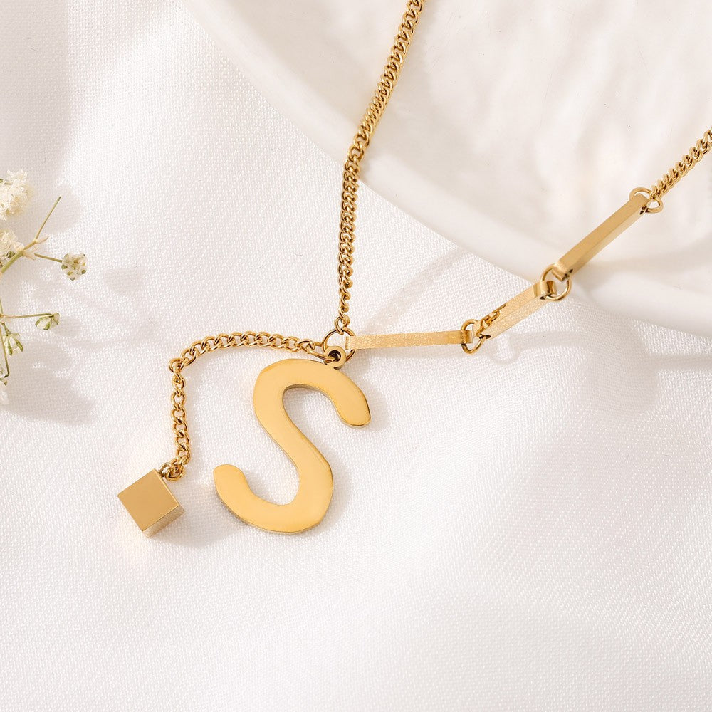 Vintém d'Ouro - Colar de Inicial Personalizada