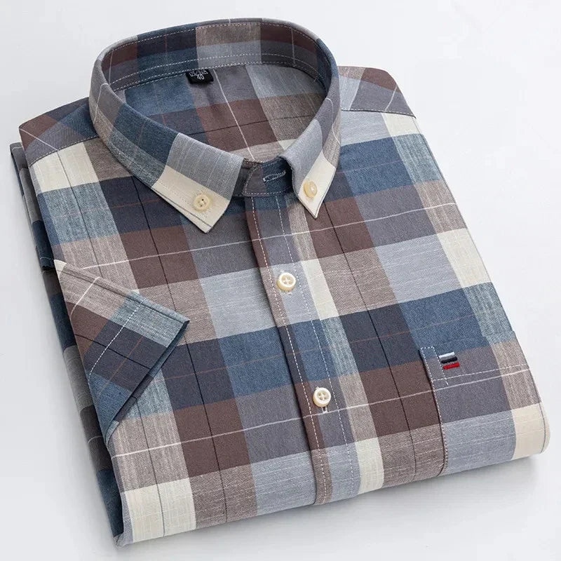 Vintém d'Ouro - Camisa de algodão elegante para homem