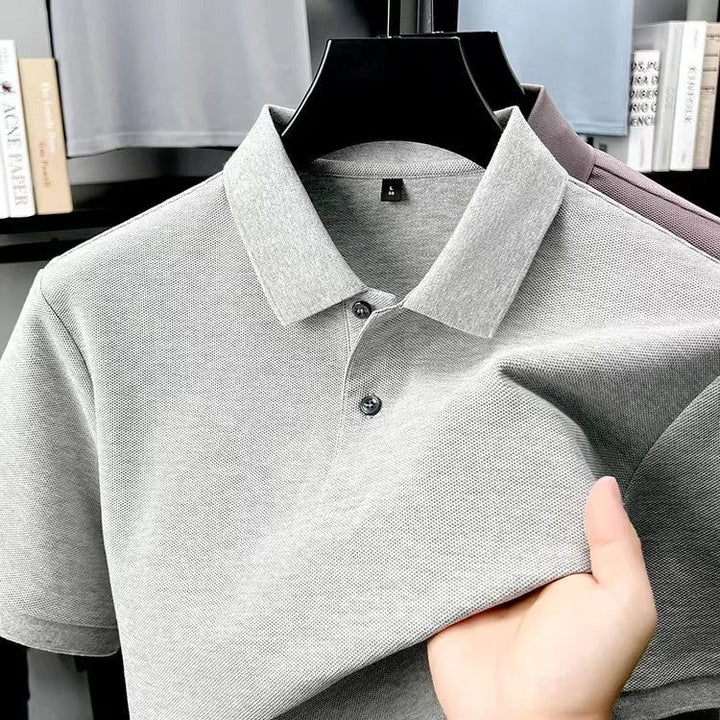 Vintém d'Ouro - Camisa pólo casual de algodão