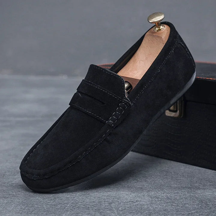 Vintém d'Ouro - Mocassins leves de camurça para homem