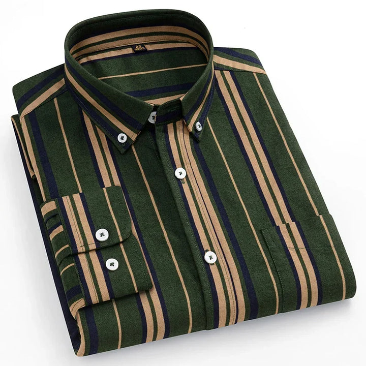 Vintém d'Ouro - Camisa Oxford de algodão