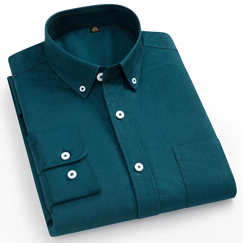 Vintém d'Ouro - Camisa Oxford de algodão