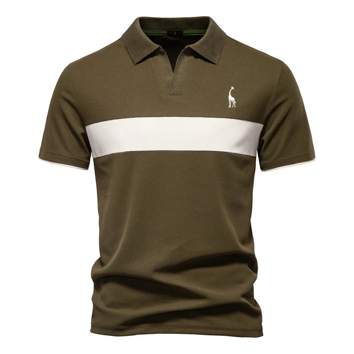 Vintém d'Ouro - Camisa polo casual para homem