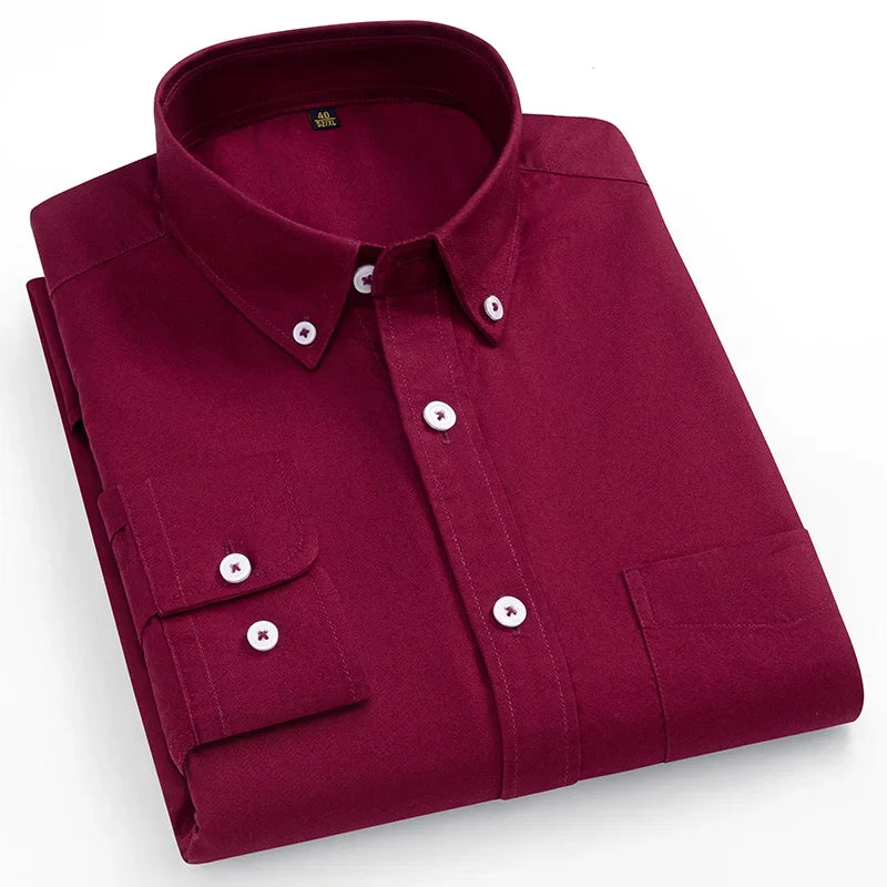 Vintém d'Ouro - Camisa Oxford de algodão