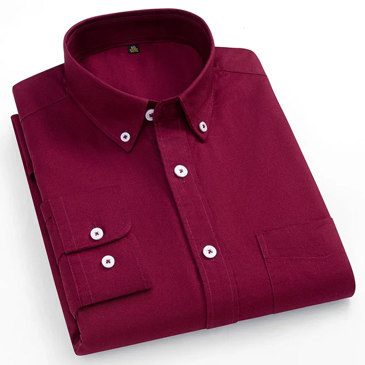 Vintém d'Ouro - Camisa Oxford de algodão
