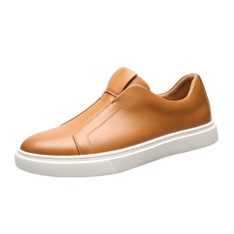 Vintém d'Ouro - Sapatos casuais de couro sem atacadores