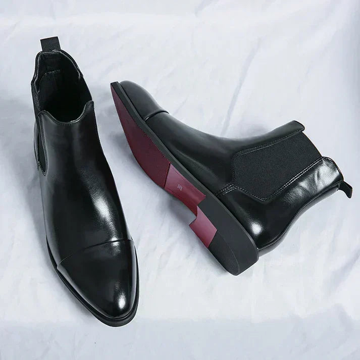 Vintém d'Ouro - Botas Chelsea em pele Premium