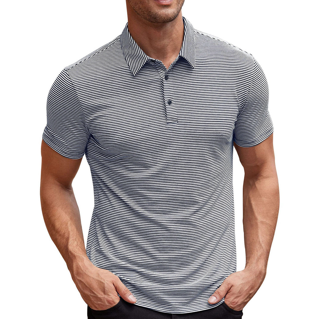 Vintém d'Ouro - Camisa polo listrada