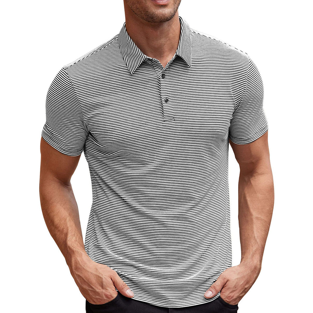 Vintém d'Ouro - Camisa polo listrada