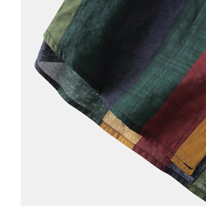 Vintém d'Ouro - Camisa Mosaico Linhas