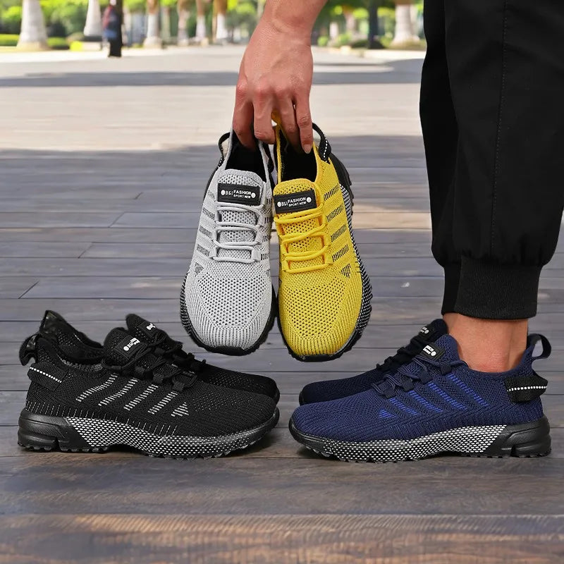 Vintém d'Ouro - Sapatos Ultra-Confortáveis Respiráveis Pretos