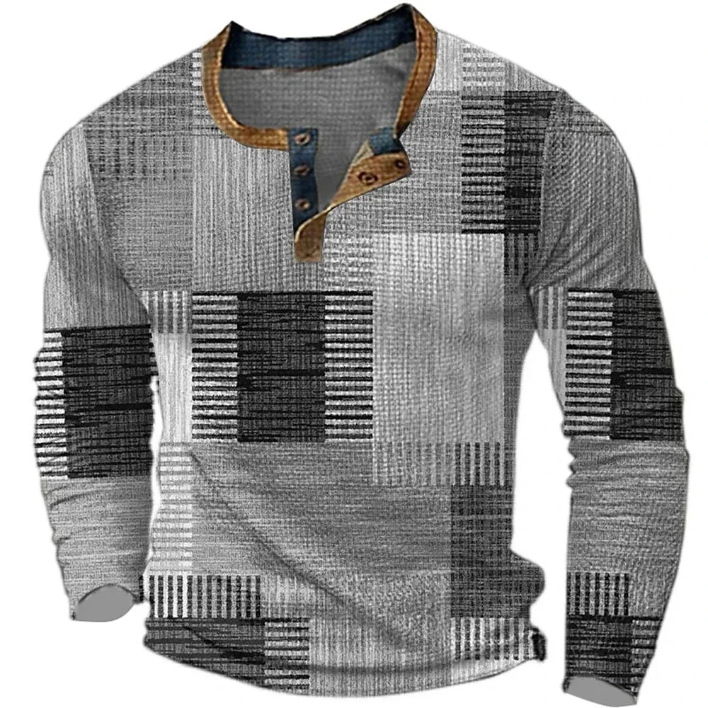Vintém d'Ouro - Camisa Casual de Manga Longa