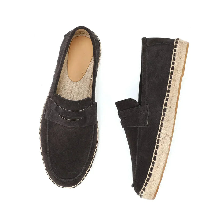 Vintém d'Ouro - Espadrilles de camurça elegantes