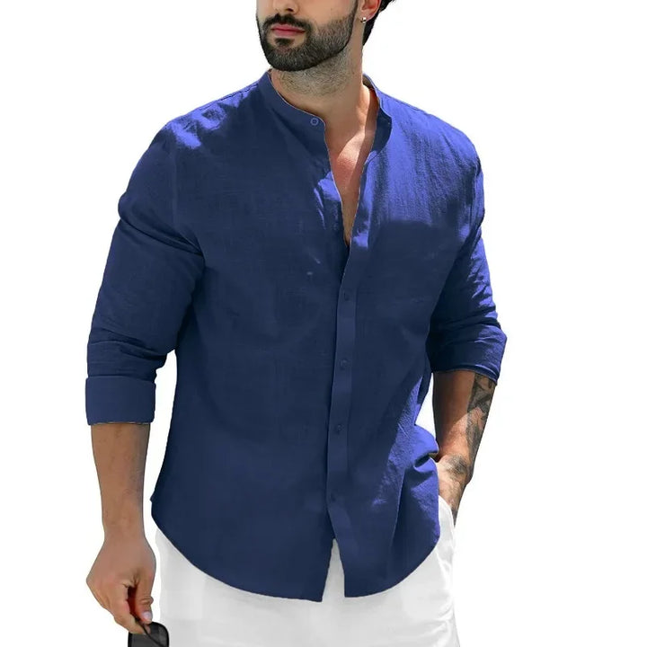 Vintém d'Ouro - Camisa casual de linho
