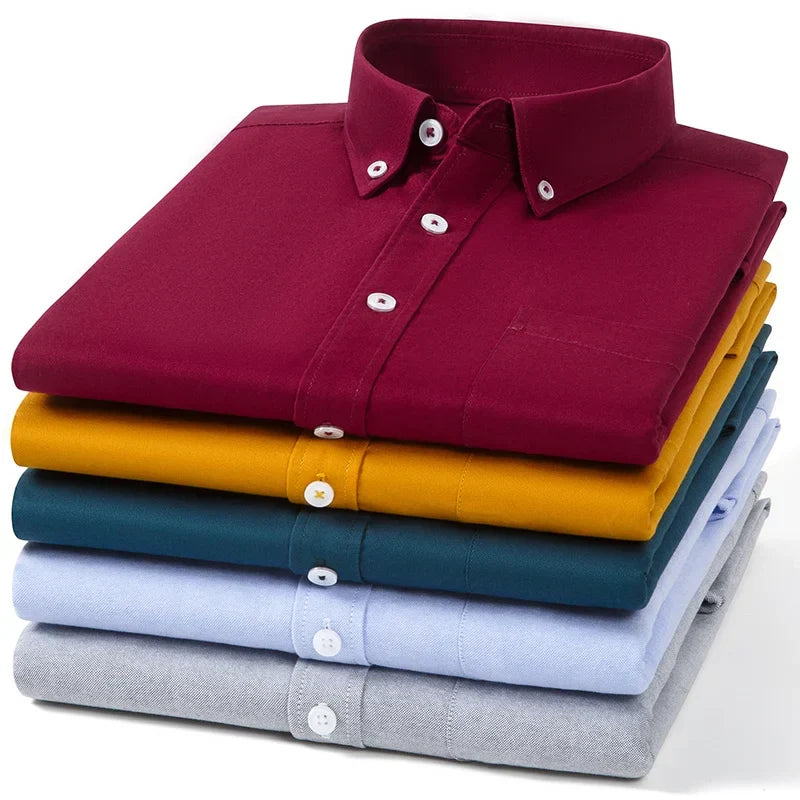 Vintém d'Ouro - Camisa Oxford de algodão