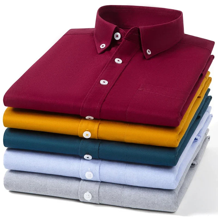 Vintém d'Ouro - Camisa Oxford de algodão