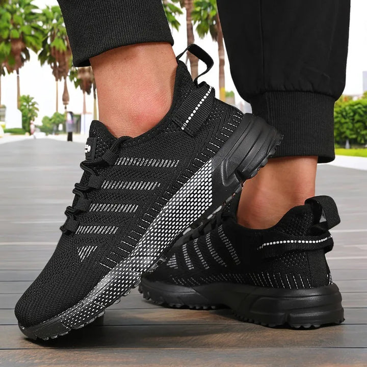 Vintém d'Ouro - Sapatos Ultra-Confortáveis Respiráveis Pretos