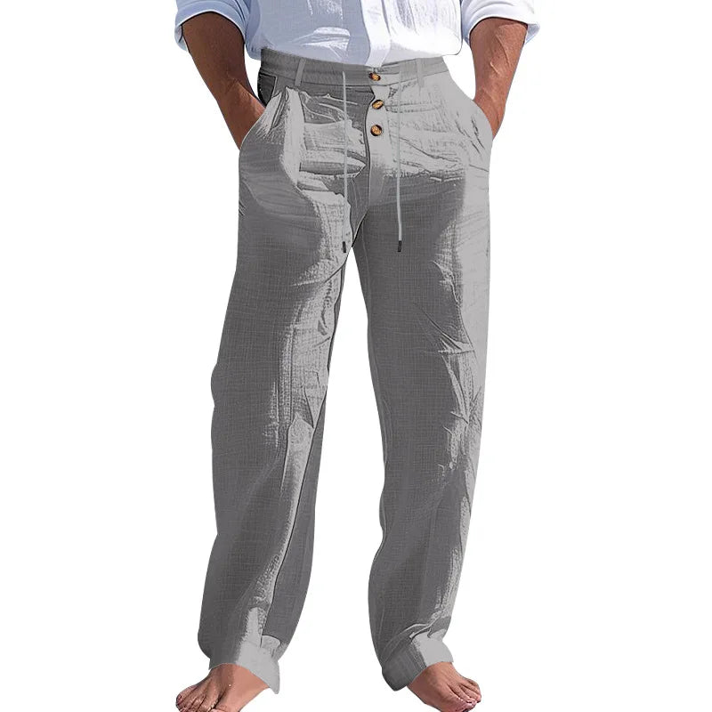 Vintém d'Ouro - Calças de verão em linho