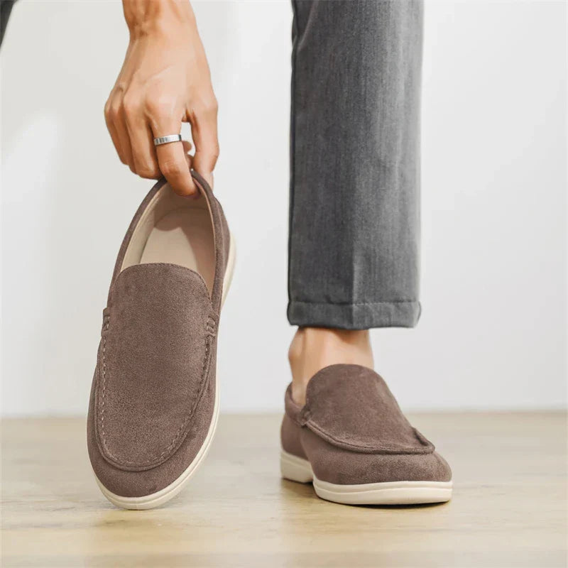 Vintém d'Ouro - Mocassins casuais de camurça