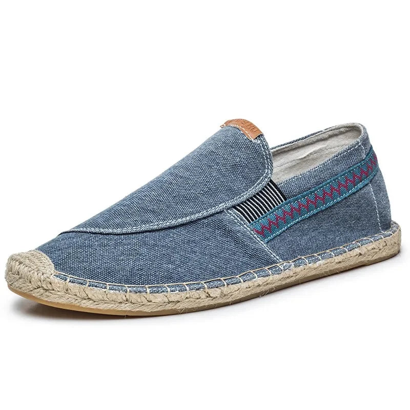 Vintém d'Ouro - Espadrilhas elegantes em linho