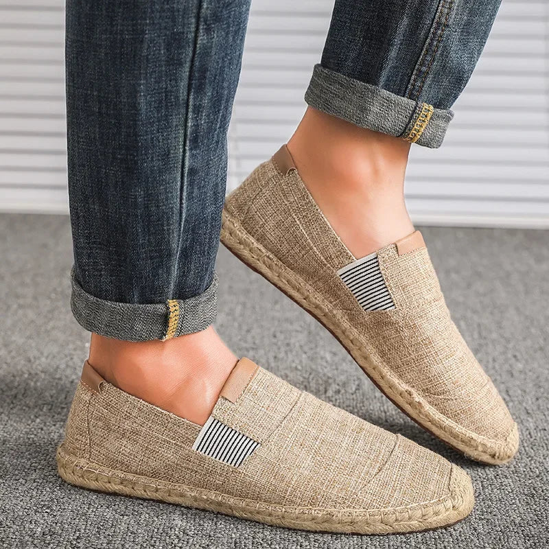 Vintém d'Ouro - Espadrilles elegantes e respiráveis