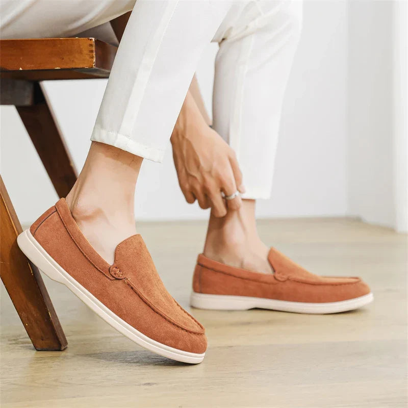 Vintém d'Ouro - Mocassins casuais de camurça