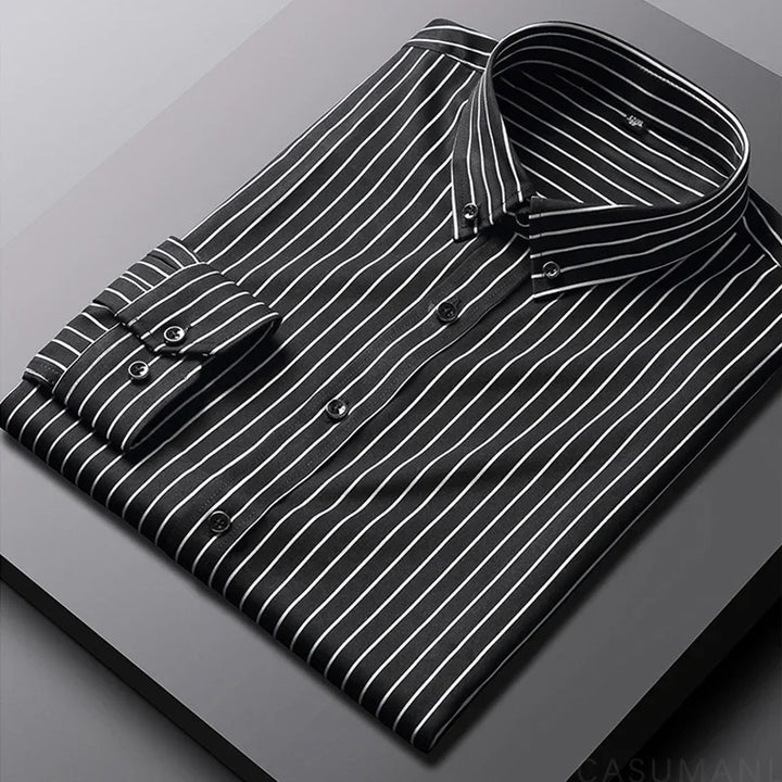Vintém d'Ouro - Camisa casual listrada para homem
