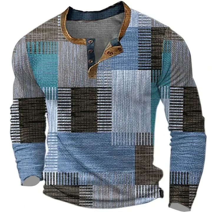 Vintém d'Ouro - Camisa Casual de Manga Longa