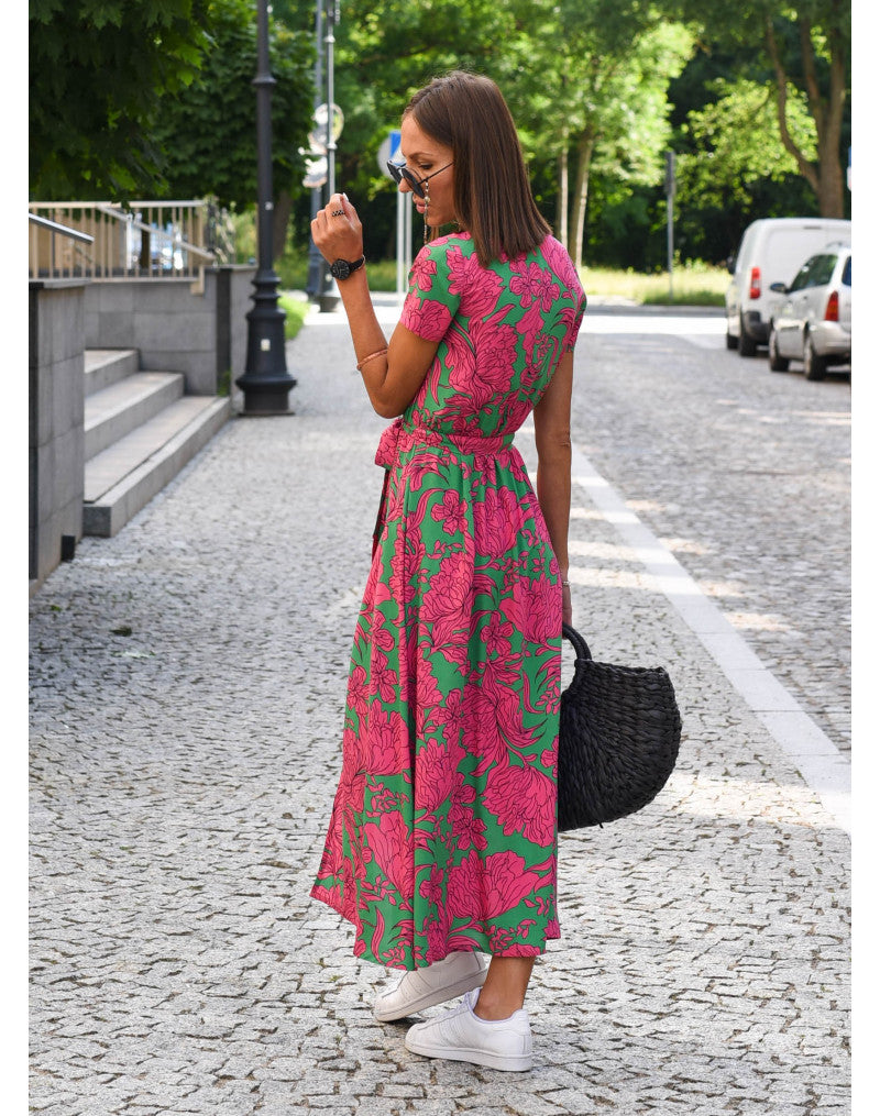 Vintém d'Ouro - Vestido Midi Floral