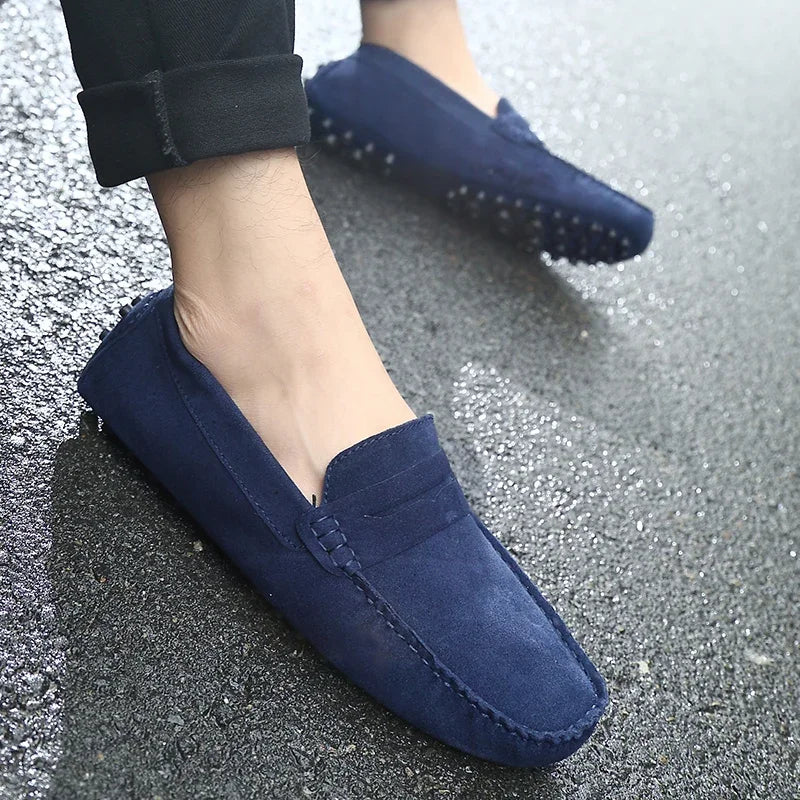 Vintém d'Ouro - Mocassins casuais de camurça