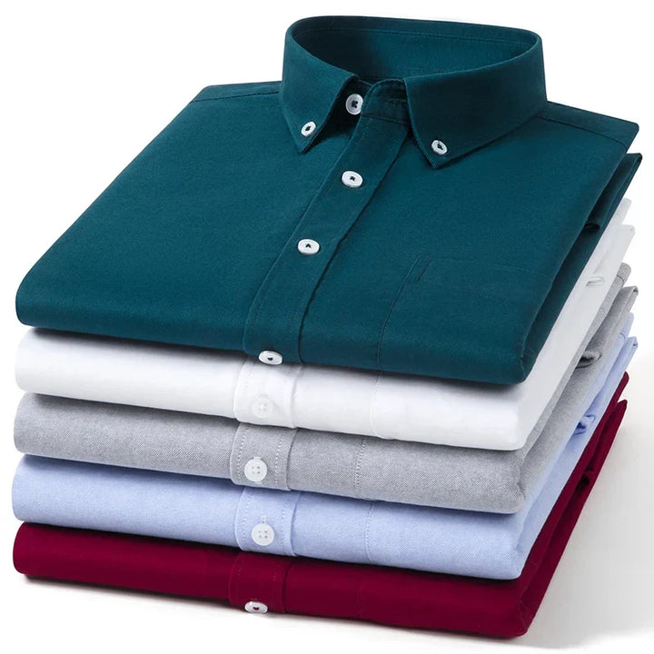 Vintém d'Ouro - Camisa Oxford de algodão