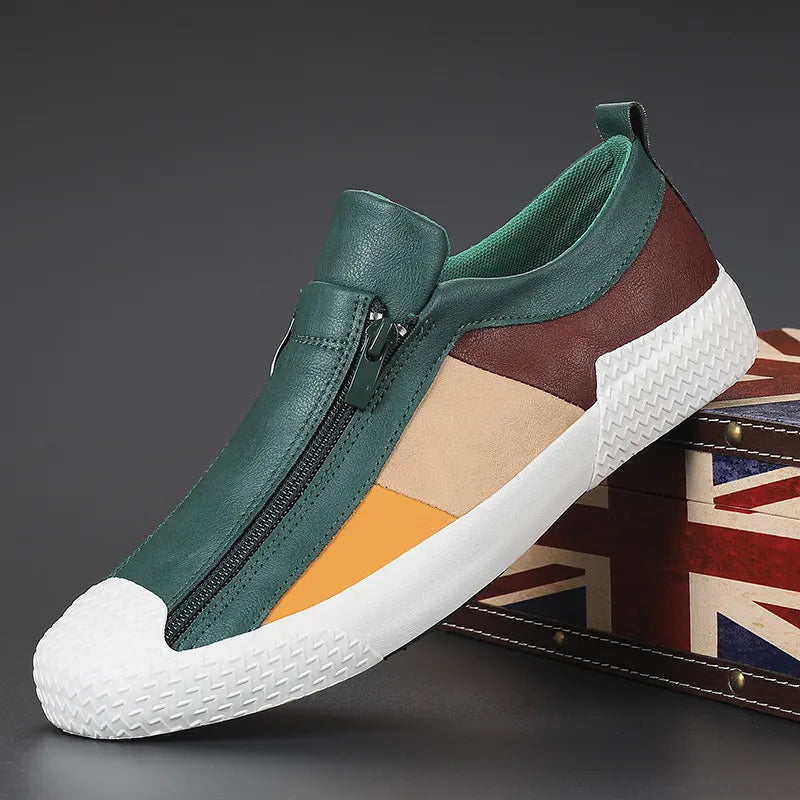 Vintém d'Ouro - Sapatos de couro com fecho