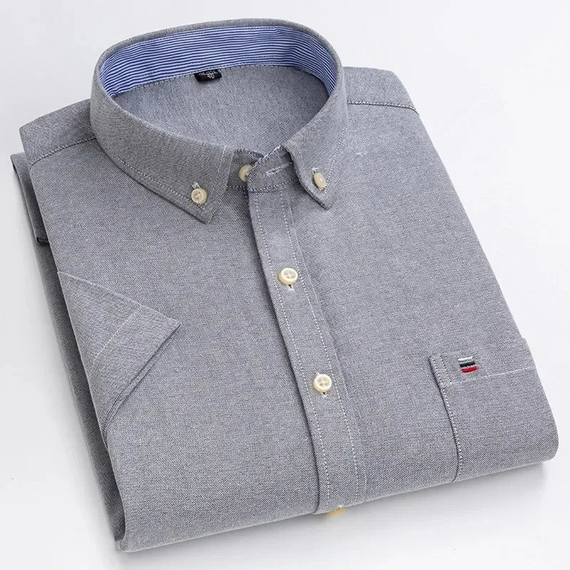 Vintém d'Ouro - Camisa de algodão elegante para homem
