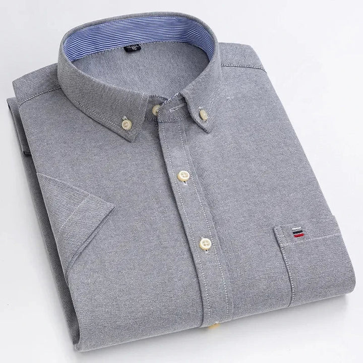 Vintém d'Ouro - Camisa de algodão elegante para homem