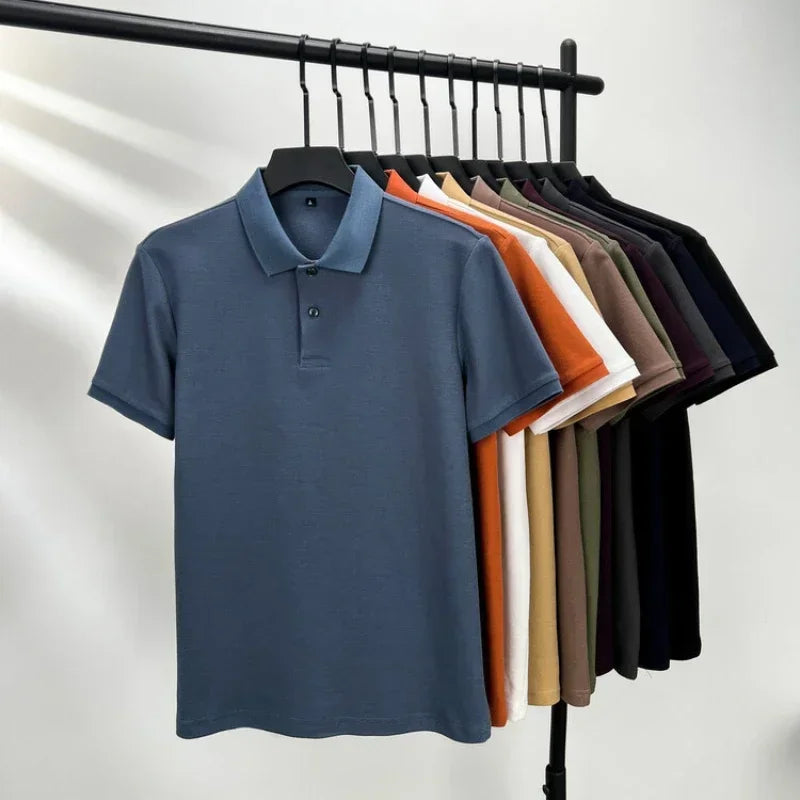 Vintém d'Ouro - Camisa pólo casual de algodão