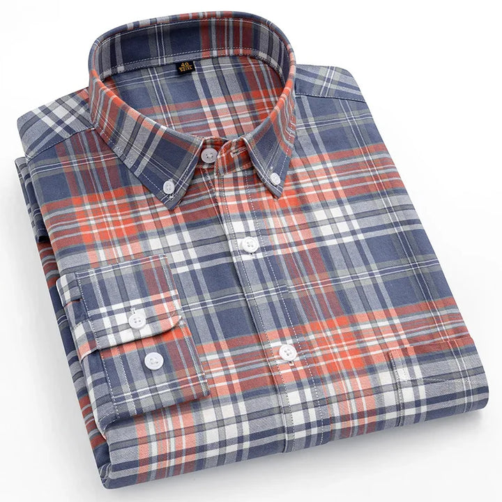 Vintém d'Ouro - Camisa Oxford de algodão
