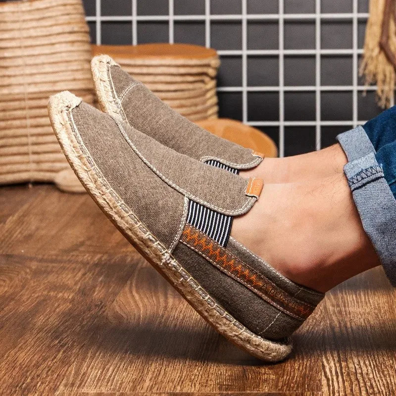 Vintém d'Ouro - Espadrilhas elegantes em linho