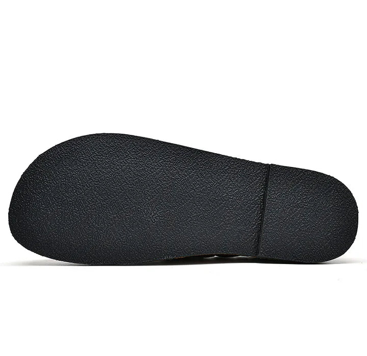 Vintém d'Ouro - Mocassins de couro com fivela