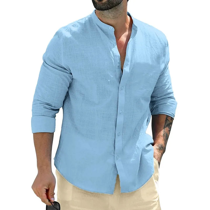Vintém d'Ouro - Camisa de linho masculina