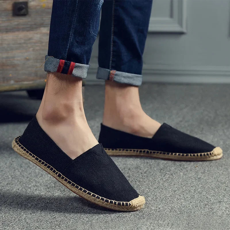 Vintém d'Ouro - Espadrilhas de lona elegantes