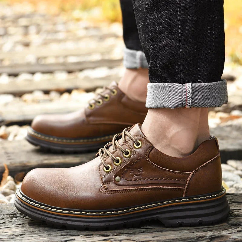 Vintém d'Ouro - Sapatos Oxford de couro britânico