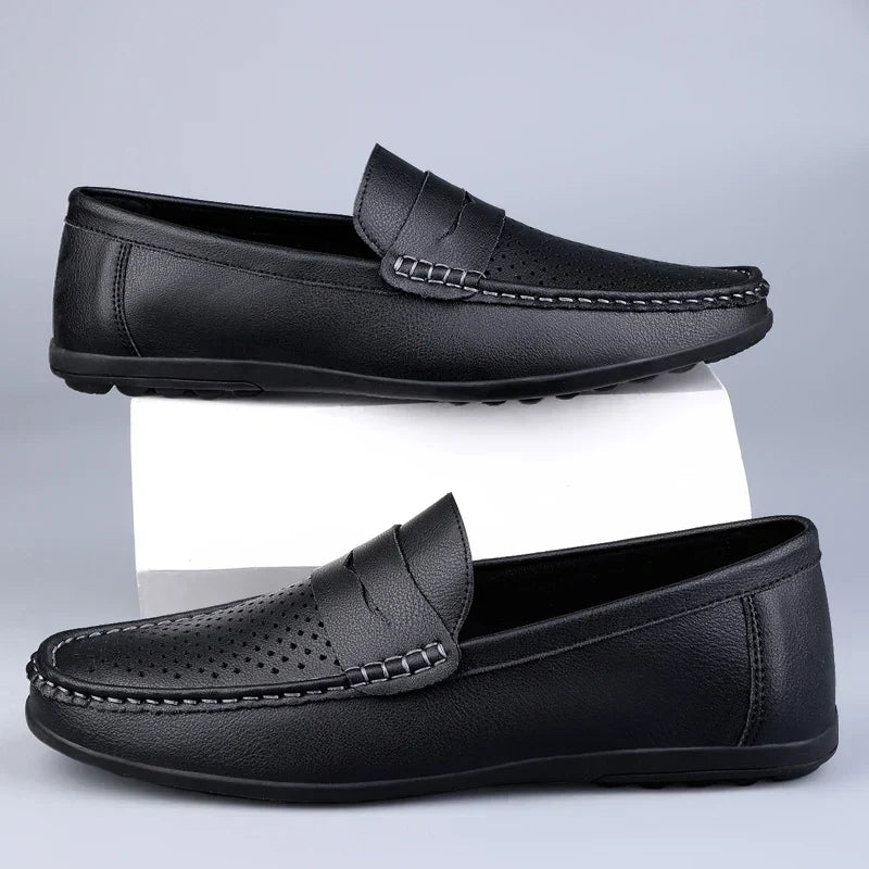 Vintém d'Ouro - Mocassins clássicos em pele italiana