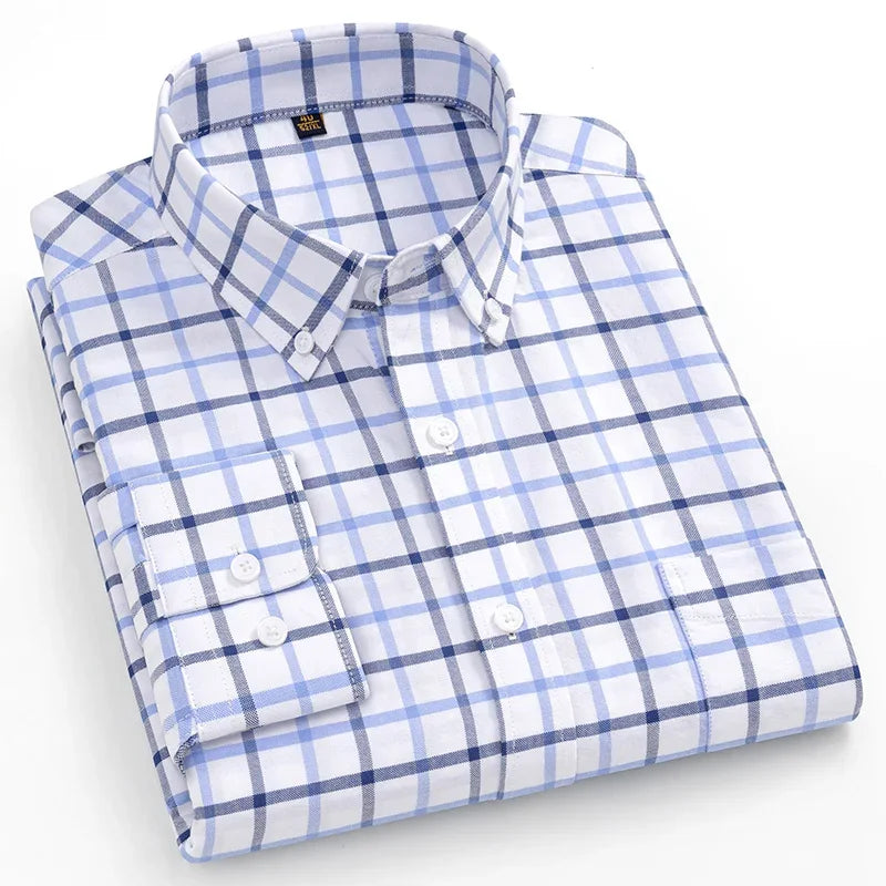 Vintém d'Ouro - Camisa Oxford de algodão