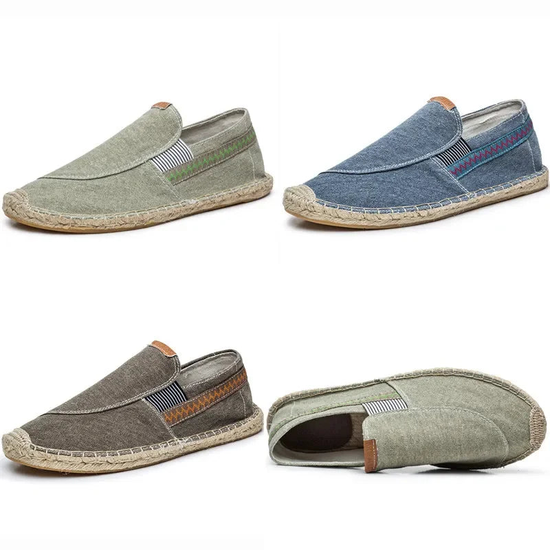 Vintém d'Ouro - Espadrilhas elegantes em linho
